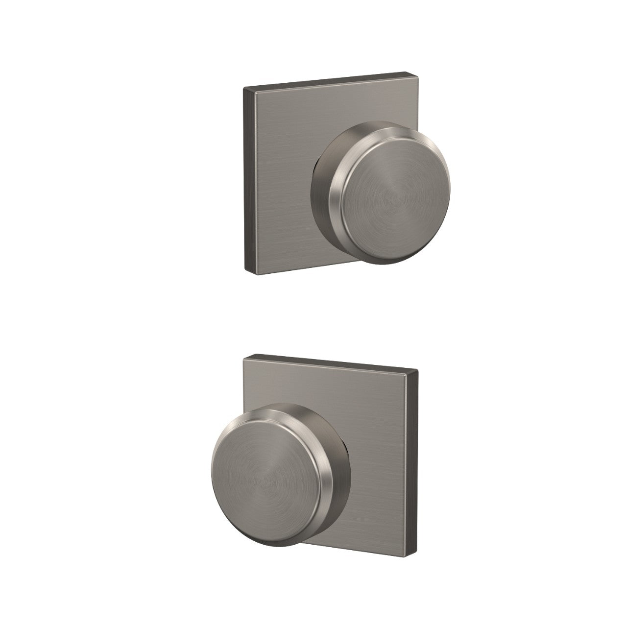 Custom Bowery Knob Combined Interior Hall-Closet and Bed-Bath Lock Collins Trim