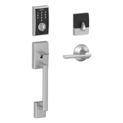Schlage Touch Entry Handleset - Century (CEN) Style with Latitude (LAT) Lever