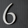 Cast Metal House Numbers & Letters - Garamond Style