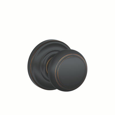 Schlage Andover Knob Non-Turning Lock Andover Trim