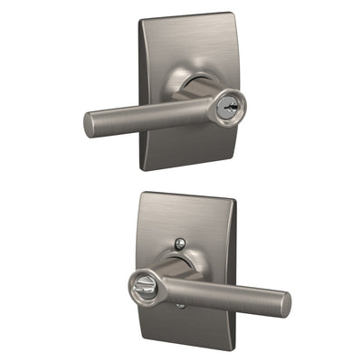 Schlage Broadway Lever Keyed Entry Lock Century Trim