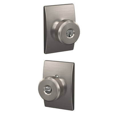 Schlage Bowery Keyed Entry Lock Greenwich Trim