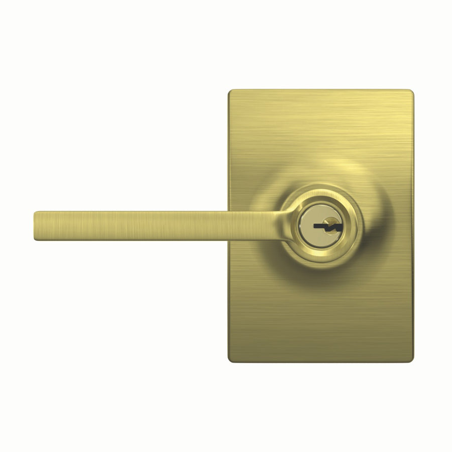 Schlage Latitude Lever Keyed Entry Lock Century Trim