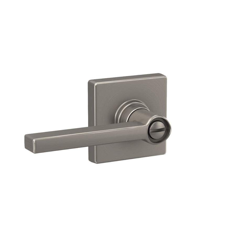 Schlage J Series Solstice Lever Bed & Bath Lock Collins Trim