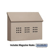 Salsbury 4600 Series Standard Traditional Mailboxes - Decorative Horizontal Style