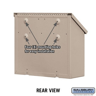 Salsbury 4600 Series Standard Traditional Mailboxes - Decorative Horizontal Style