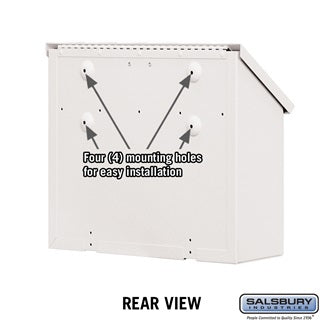 Salsbury 4600 Series Standard Traditional Mailboxes - Decorative Horizontal Style