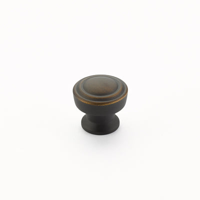 Schaub Menlo Park Round Creased Knob