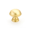 Schaub Atherton Hammered Knob with Plain Edge