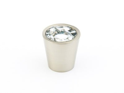 Schaub Stargaze Crystal Cylindrical Knob