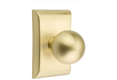 Emtek Orb Knob with Neos Rosette