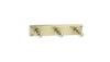 Emtek Sandcast Bronze 3 Hooks with Rectangular Plate