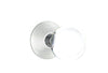 Emtek Bristol Crystal Knob with Modern Rosette