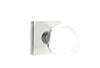 Emtek Bristol Crystal Knob with Square Rosette