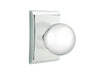 Emtek Orb Knob with Neos Rosette