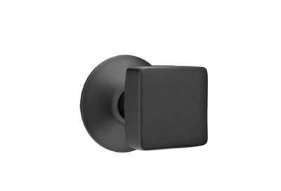 Emtek Square Knob with Modern Rosette