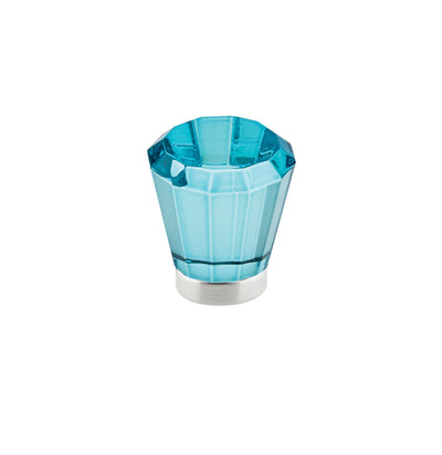 Emtek Brookmont Crystal Knob - Cyan