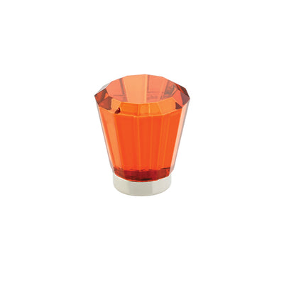 Emtek Brookmont Crystal Knob - Tangelo
