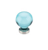 Emtek Bristol Crystal Knob - Cyan