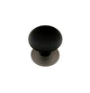 Emtek Porcelain Knob with Base - Ebony