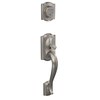 Schlage Custom™ Camelot Single Cylinder Handleset Exterior