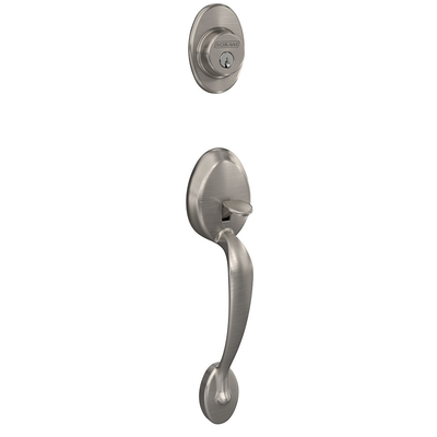 Schlage Custom™ Plymouth Single Cylinder Handleset Exterior