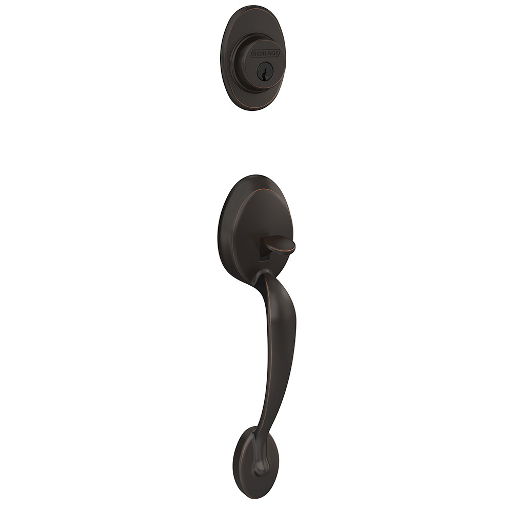 Schlage Custom™ Plymouth Single Cylinder Handleset Exterior