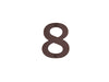 6" Bronze House Numbers