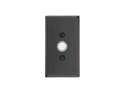 Sandcast Bronze Doorbell with Plate & Button
