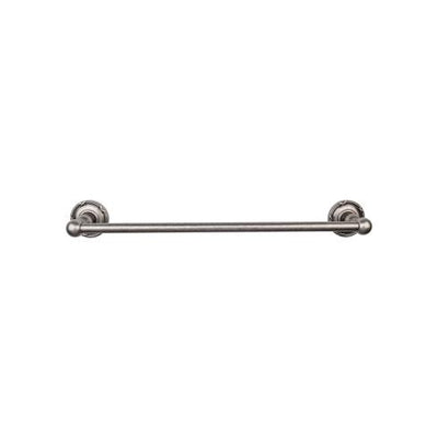 Top Knobs Edwardian Bath Towel Bar Single - Ribbon Backplate