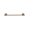 Top Knobs Edwardian Bath Towel Bar Single - Beaded Backplate