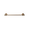 Top Knobs Edwardian Bath Towel Bar Single - Hex Backplate