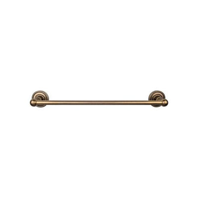 Top Knobs Edwardian Bath Towel Bar Single - Rope Backplate