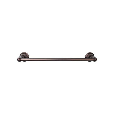 Top Knobs Edwardian Bath Towel Bar Single - Hex Backplate