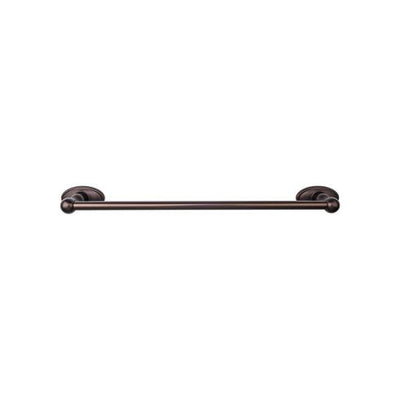 Top Knobs Edwardian Bath Towel Bar Single - Oval Backplate