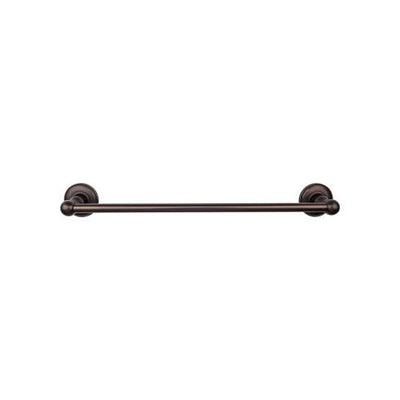 Top Knobs Edwardian Bath Towel Bar Single - Plain Backplate