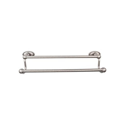 Top Knobs Edwardian Bath Towel Bar Double - Oval Backplate