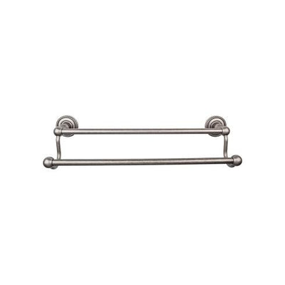 Top Knobs Edwardian Bath Towel Bar Double - Rope Backplate