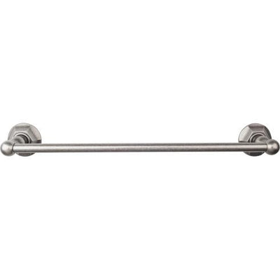 Top Knobs Edwardian Bath Towel Bar Single - Hex Backplate