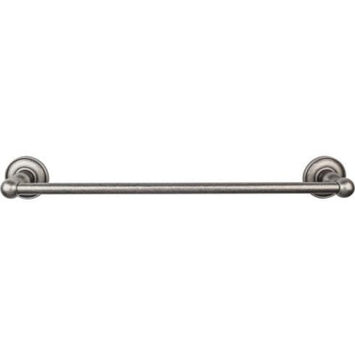 Top Knobs Edwardian Bath Towel Bar Single - Plain Backplate