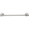 Top Knobs Edwardian Bath Towel Bar Single - Beaded Backplate
