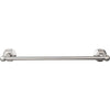 Top Knobs Edwardian Bath Towel Bar Single - Hex Backplate