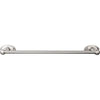 Top Knobs Edwardian Bath Towel Bar Single - Oval Backplate