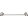 Top Knobs Edwardian Bath Towel Bar Single - Ribbon Backplate