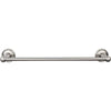 Top Knobs Edwardian Bath Towel Bar Single - Ribbon Backplate