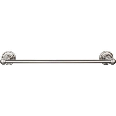 Top Knobs Edwardian Bath Towel Bar Single - Rope Backplate