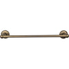 Top Knobs Edwardian Bath Towel Bar Single - Plain Backplate