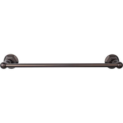 Top Knobs Edwardian Bath Towel Bar Single - Hex Backplate