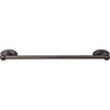 Top Knobs Edwardian Bath Towel Bar Single - Oval Backplate