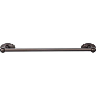 Top Knobs Edwardian Bath Towel Bar Single - Oval Backplate
